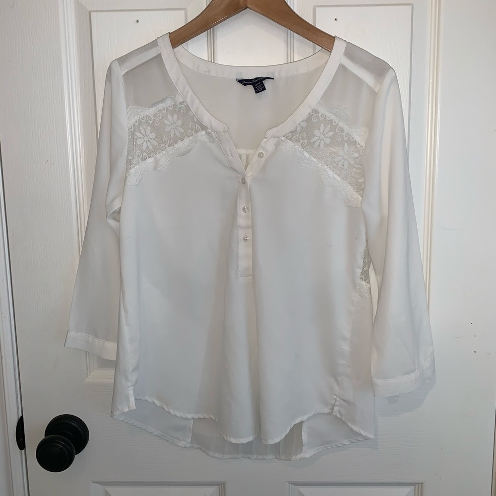 American Eagle Lacey Blouse